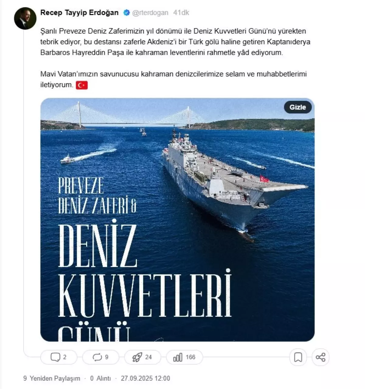 deniz kuvvetleri gunu ve preveze zaferi kutlandi SIJttgfY