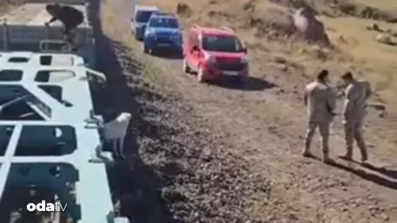 karsta yuk treni 5 buyukbas hayvana carpti ClOnQMti