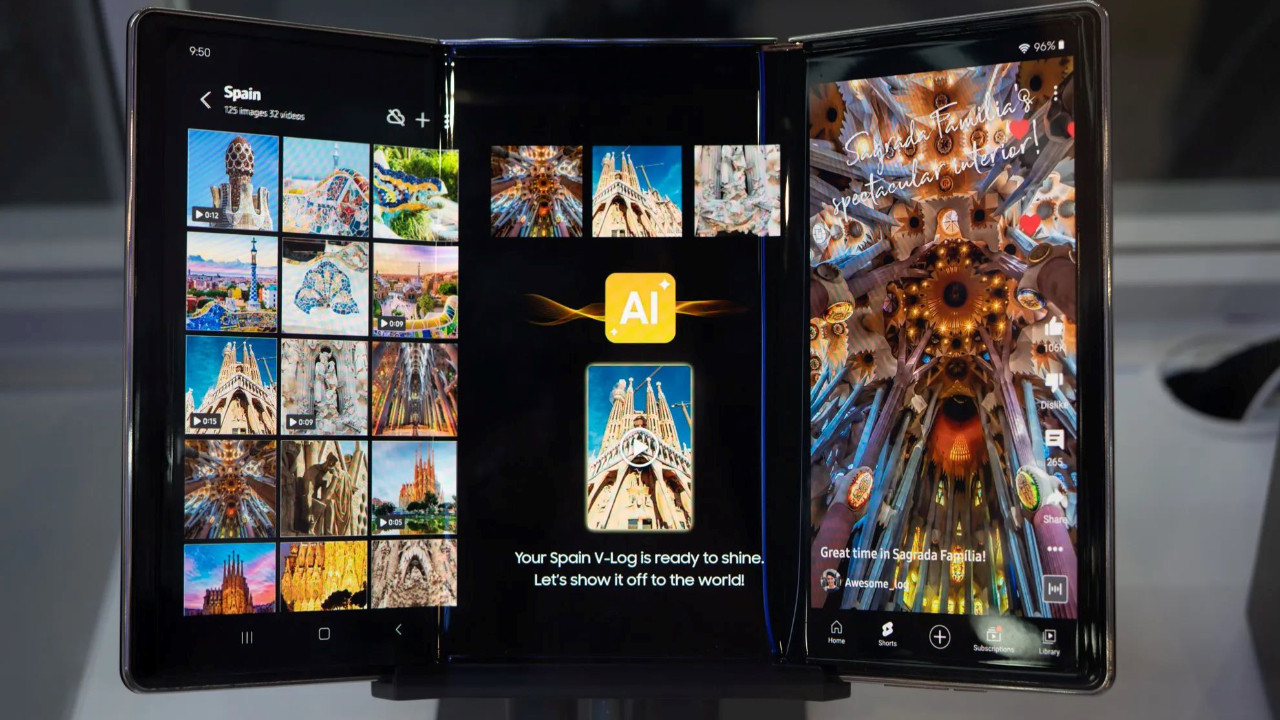 samsungun uce katlanan telefonu iste boyle katlanacak hHvHw4vZ