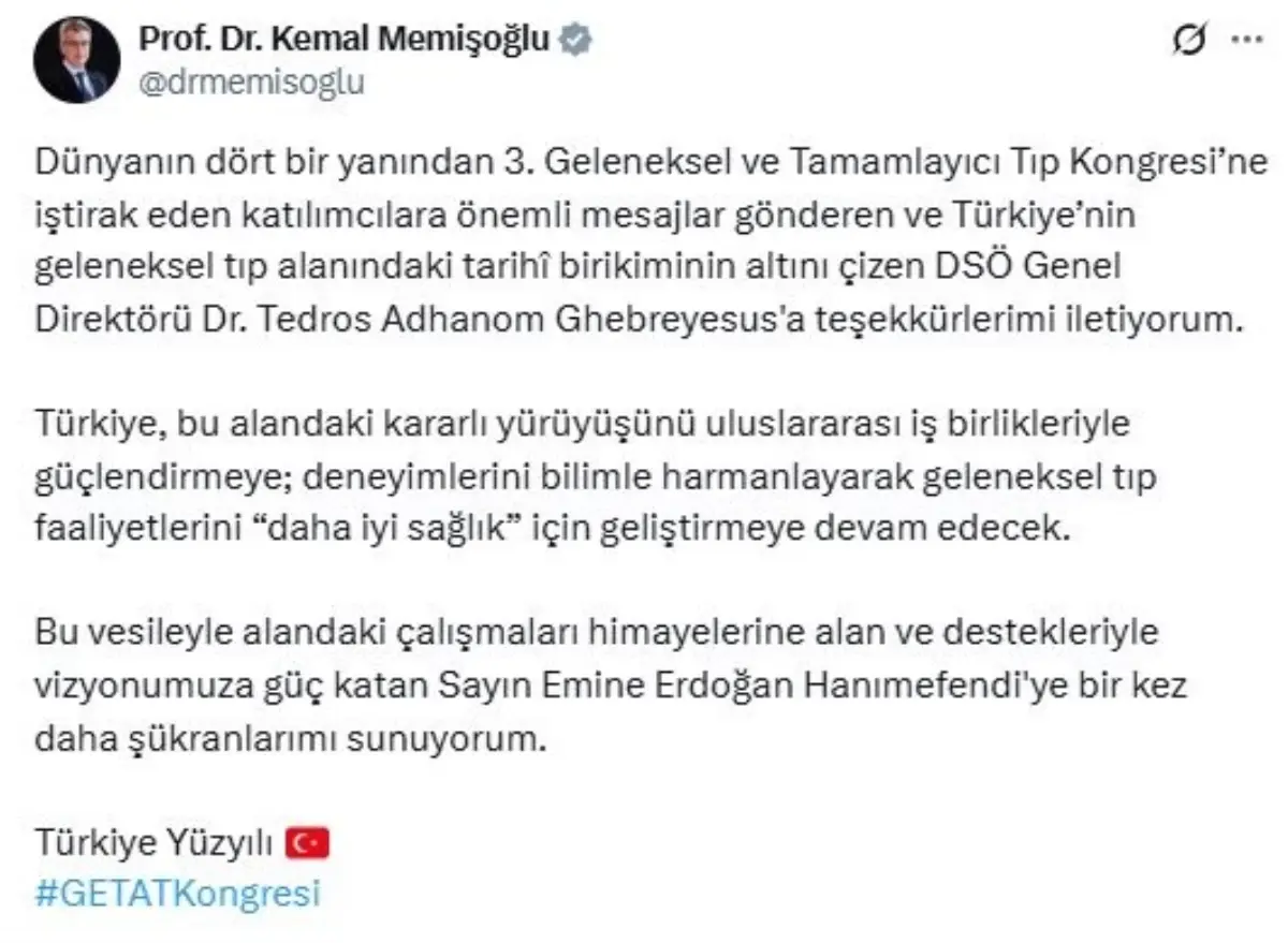 geleneksel tip kongresinde dsoye tesekkur N84htj4V